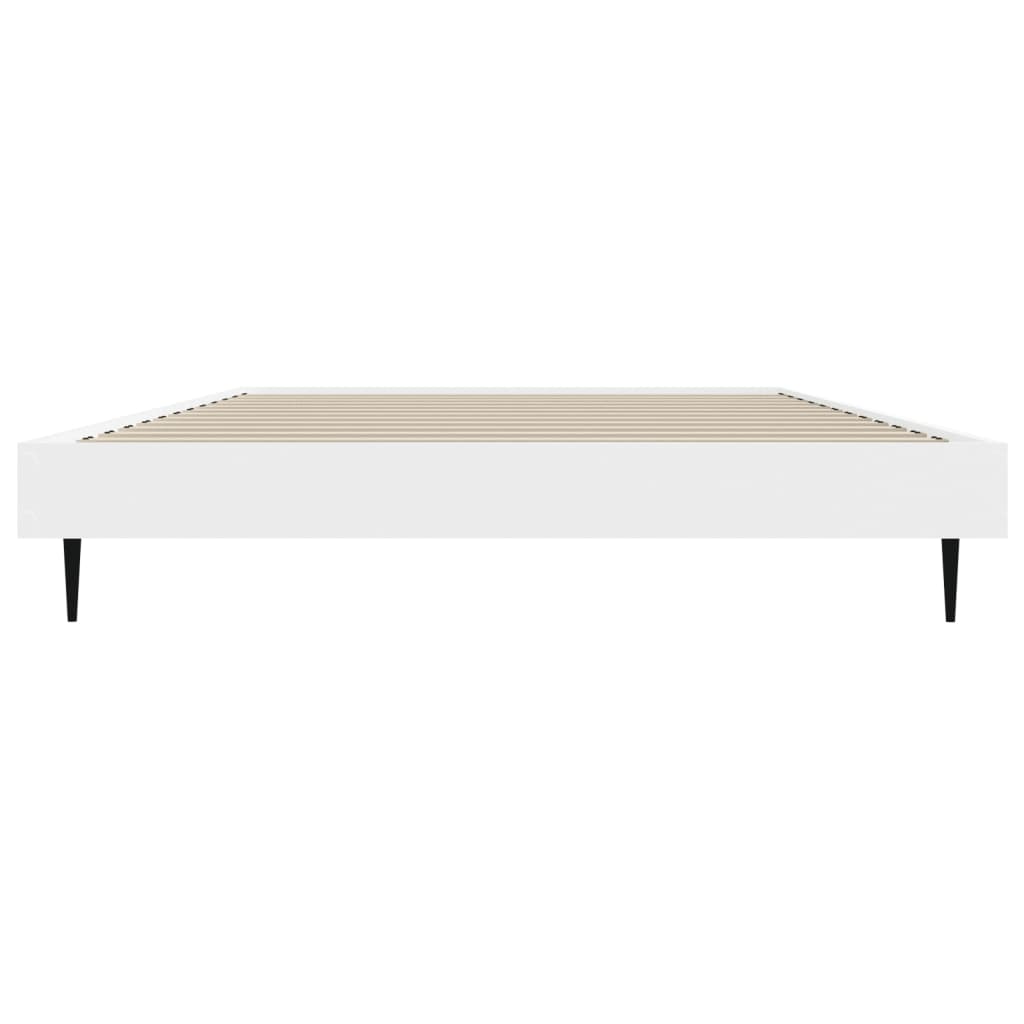 sengeramme 90x200 cm konstrueret træ hvid