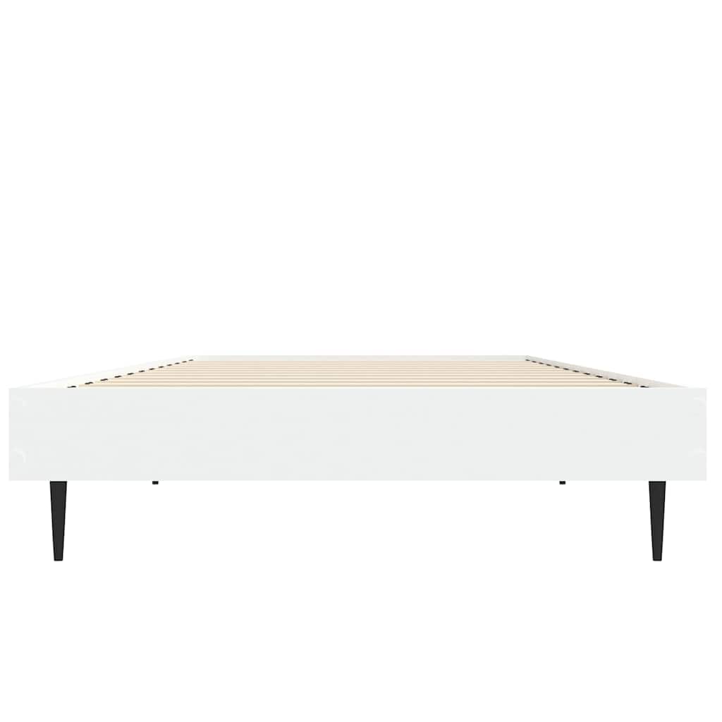 sengeramme 75x190 cm konstrueret træ hvid