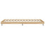sengeramme 75x190 cm uden madras konstrueret træ sonoma-eg