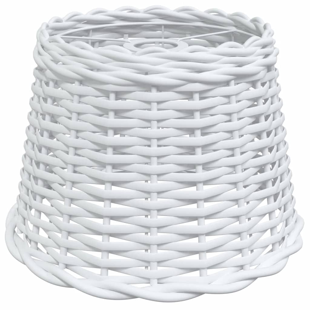 lampeskærm til loftlampe Ø30x20 cm flet hvid
