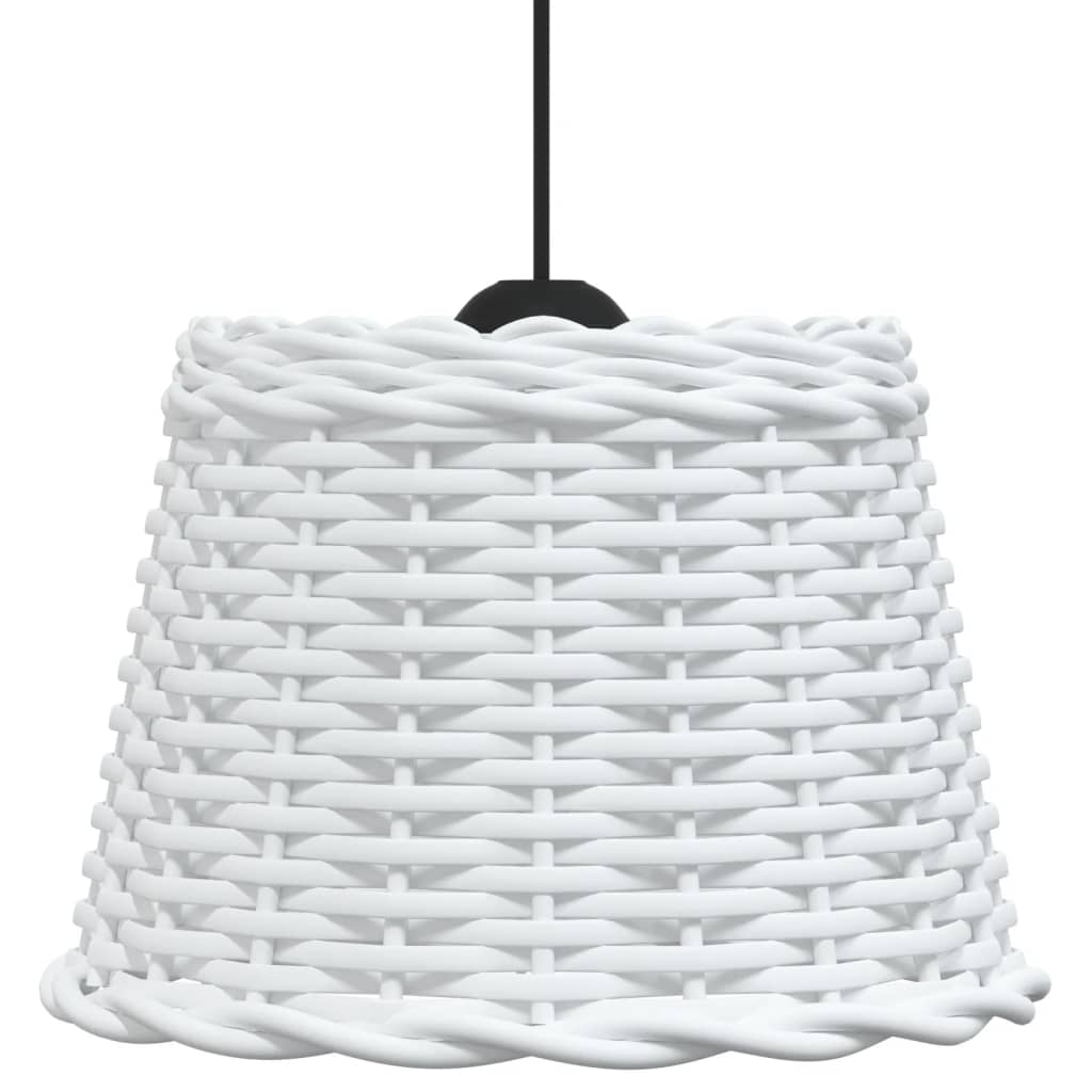 lampeskærm til loftlampe Ø30x20 cm flet hvid