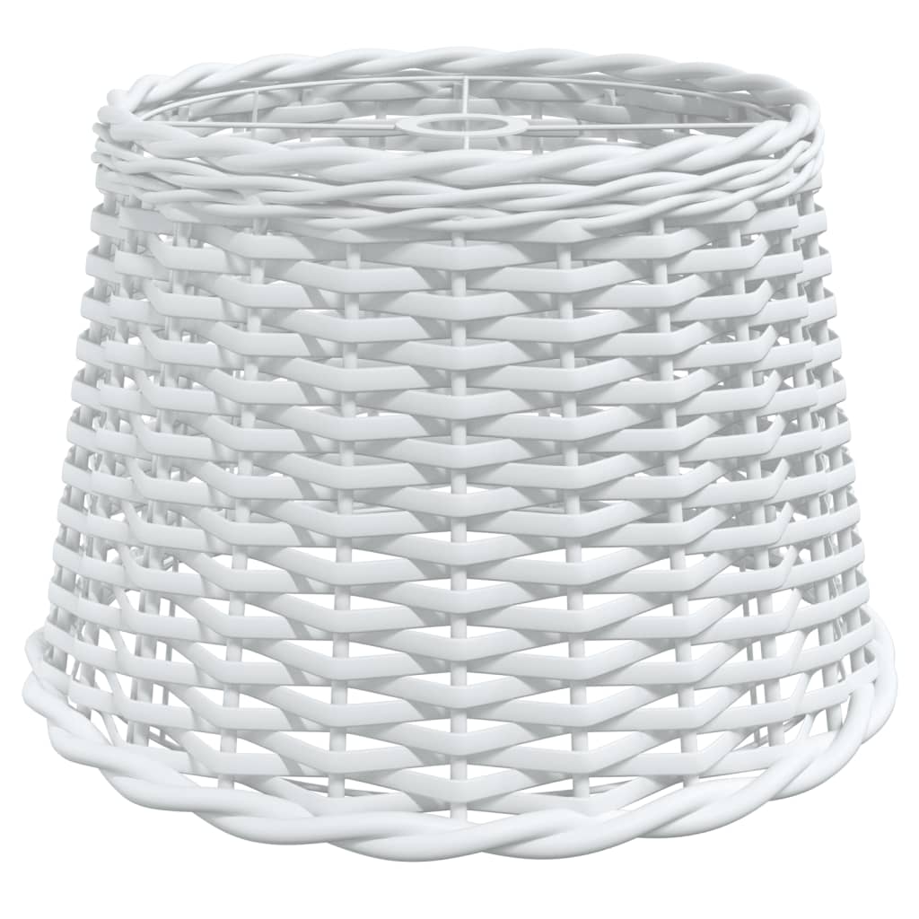 lampeskærm til loftlampe Ø40x26 cm flet hvid