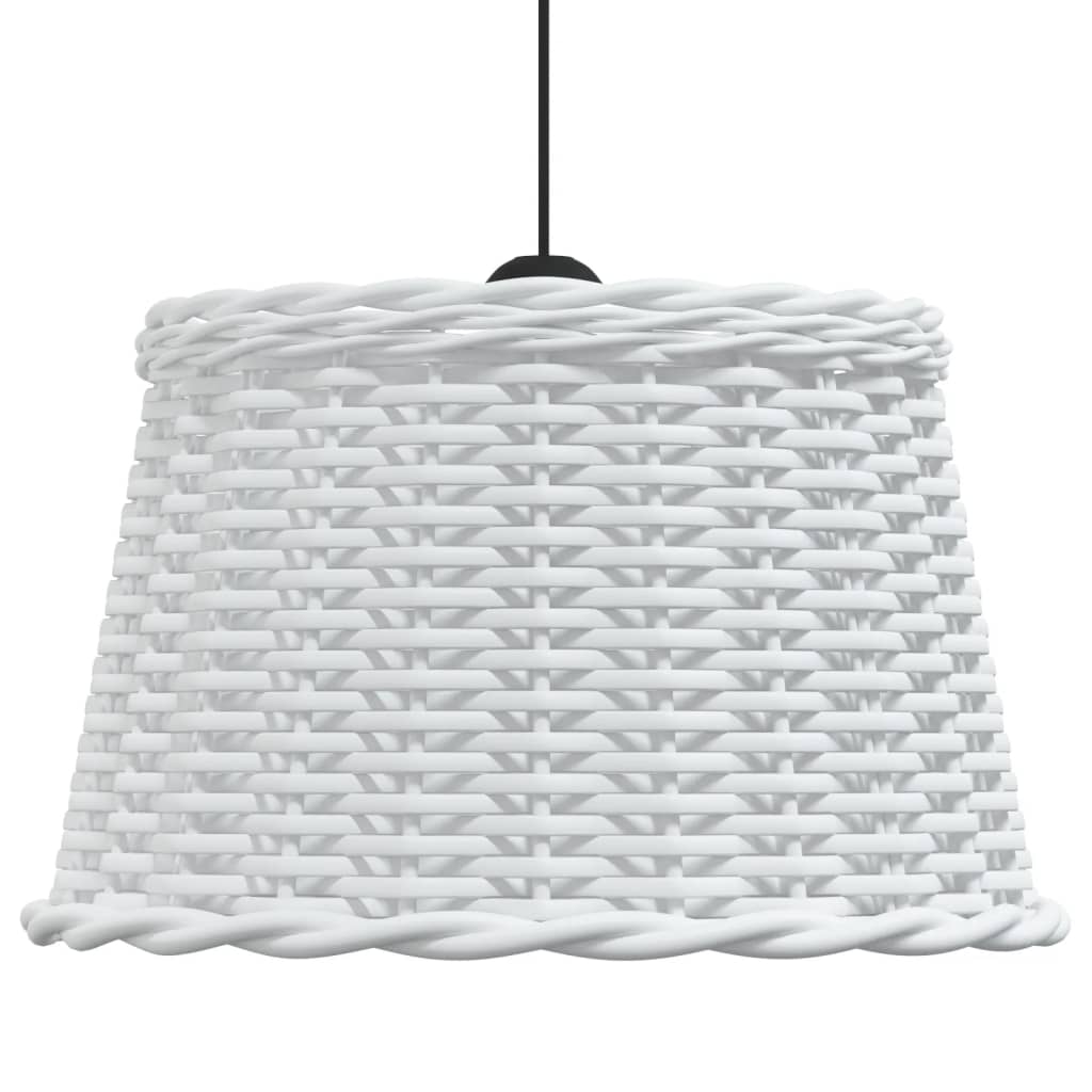 lampeskærm til loftlampe Ø45x28 cm flet hvid