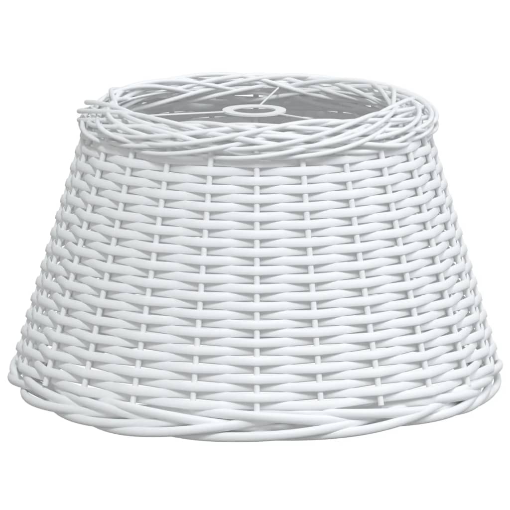 lampeskærm til loftlampe Ø50x30 cm flet hvid