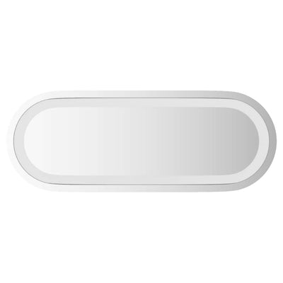 LED-badeværelsesspejl 40x15 cm oval