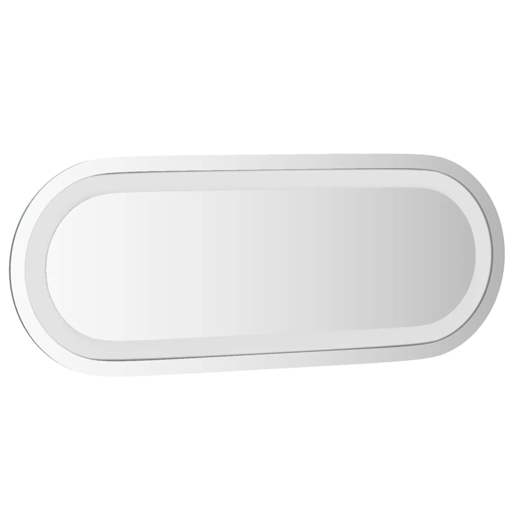 LED-badeværelsesspejl 40x15 cm oval
