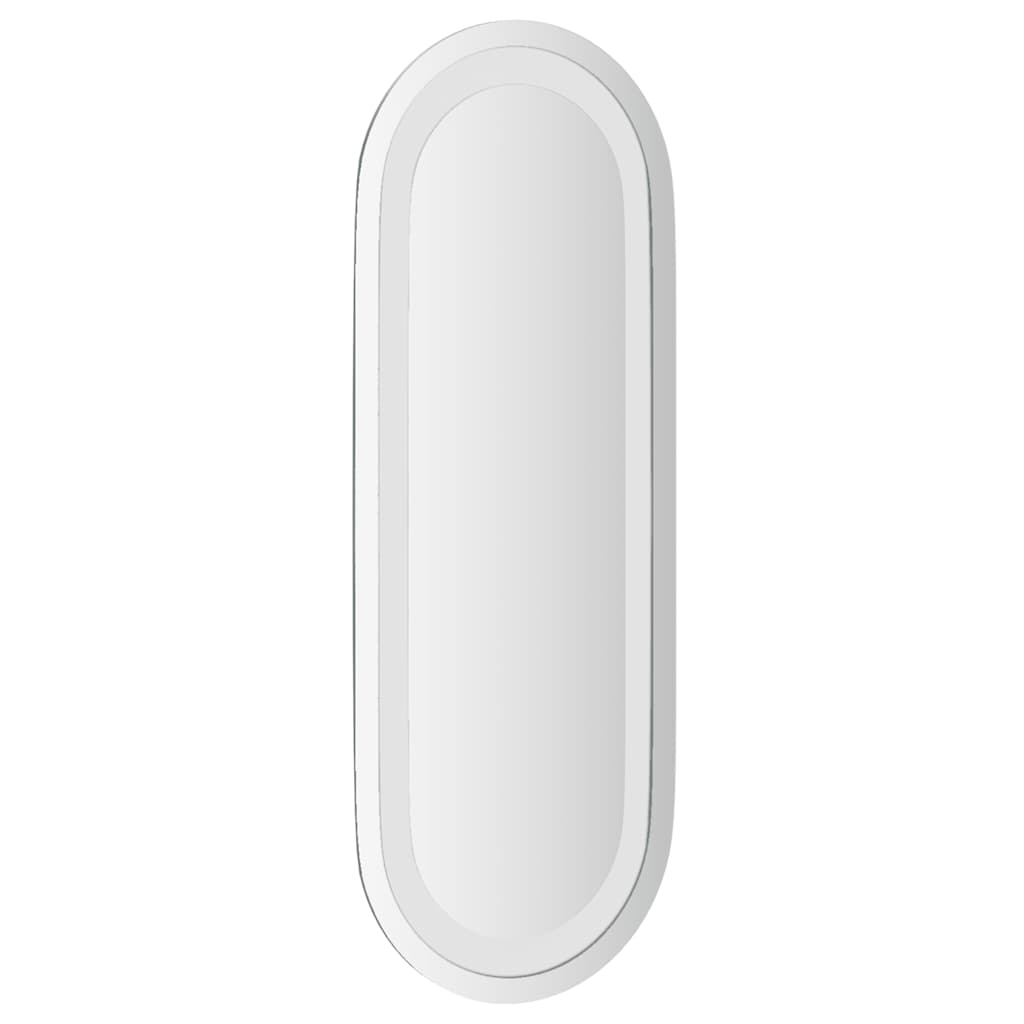 LED-badeværelsesspejl 40x15 cm oval