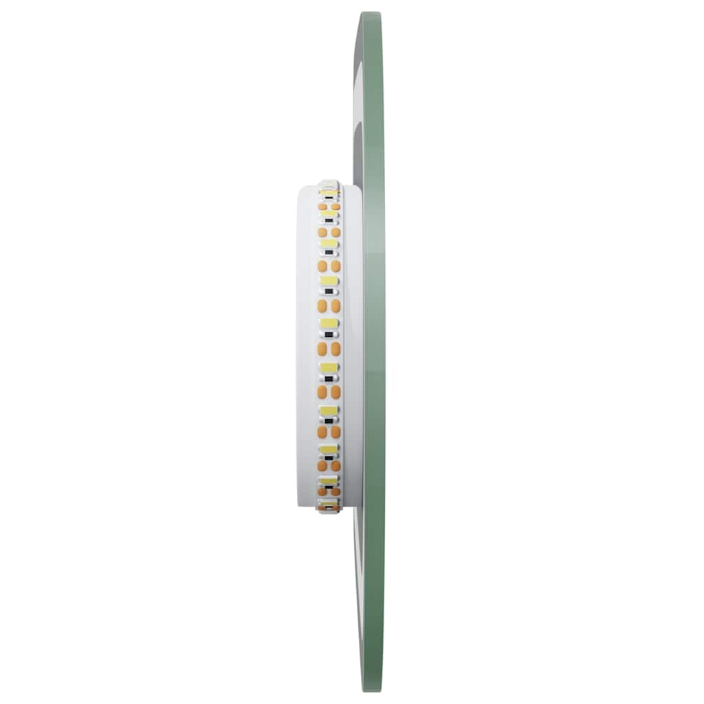 LED-badeværelsesspejl 40x15 cm oval