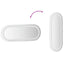 LED-badeværelsesspejl 40x15 cm oval