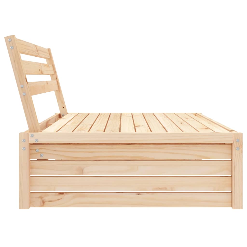 midtermodul til havesofa 120x80 cm massivt fyrretræ