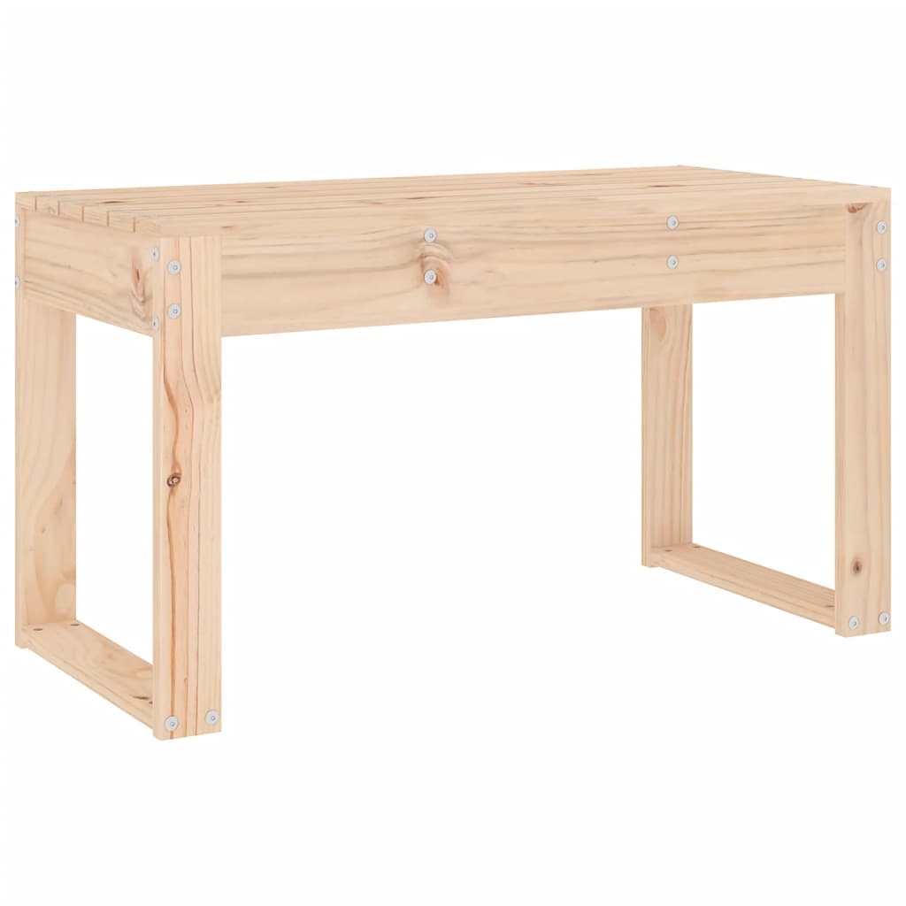havebænk 80x38x45 cm massivt fyrretræ