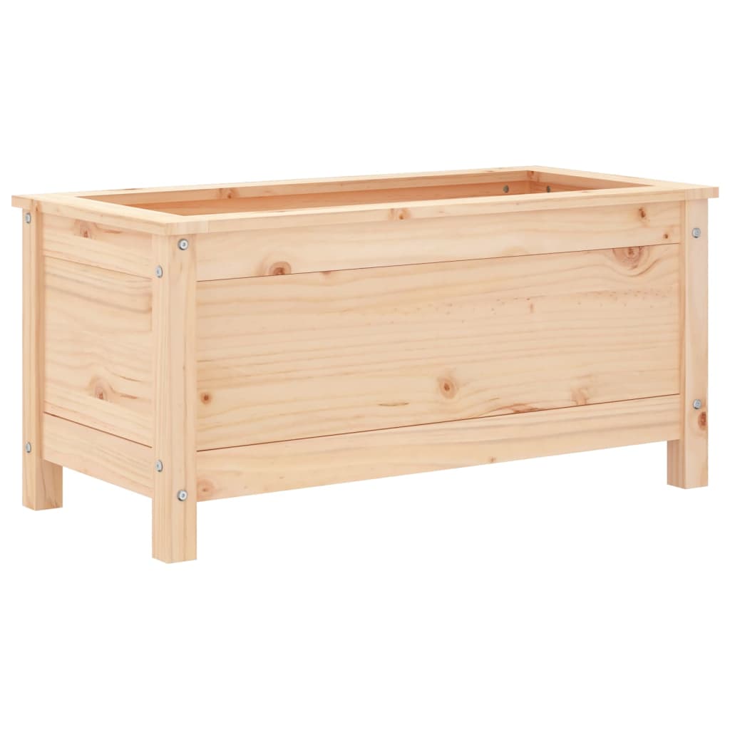 plantekasse 82,5x40x39 cm massivt fyrretræ