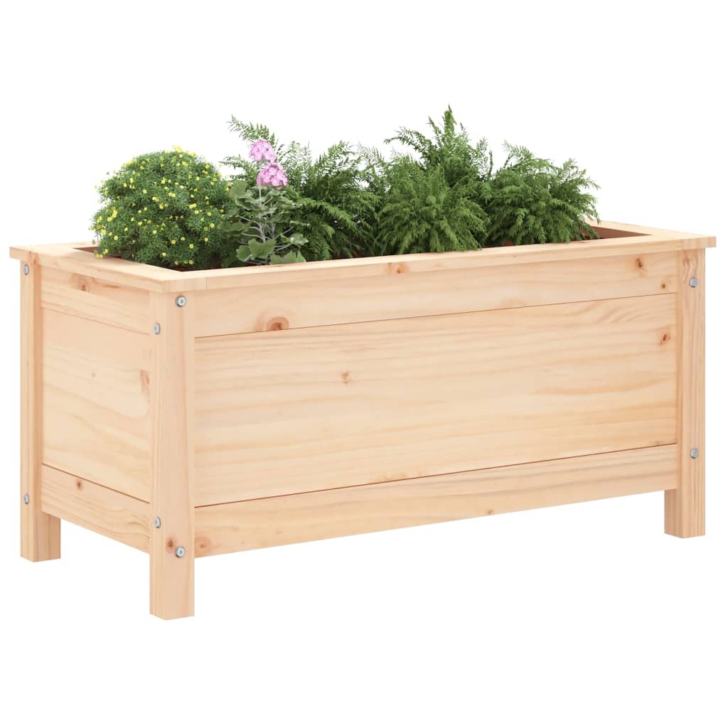 plantekasse 82,5x40x39 cm massivt fyrretræ
