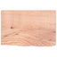 væghylde 60x40x2 cm behandlet massivt egetræ lysebrun