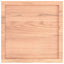 væghylde 60x60x(2-4) cm behandlet massivt egetræ lysebrun