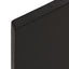 væghylde 80x10x2 cm behandlet massivt egetræ mørkebrun