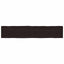 bordplade 200x40x(2-4) cm naturlig kant behandlet træ mørkebrun