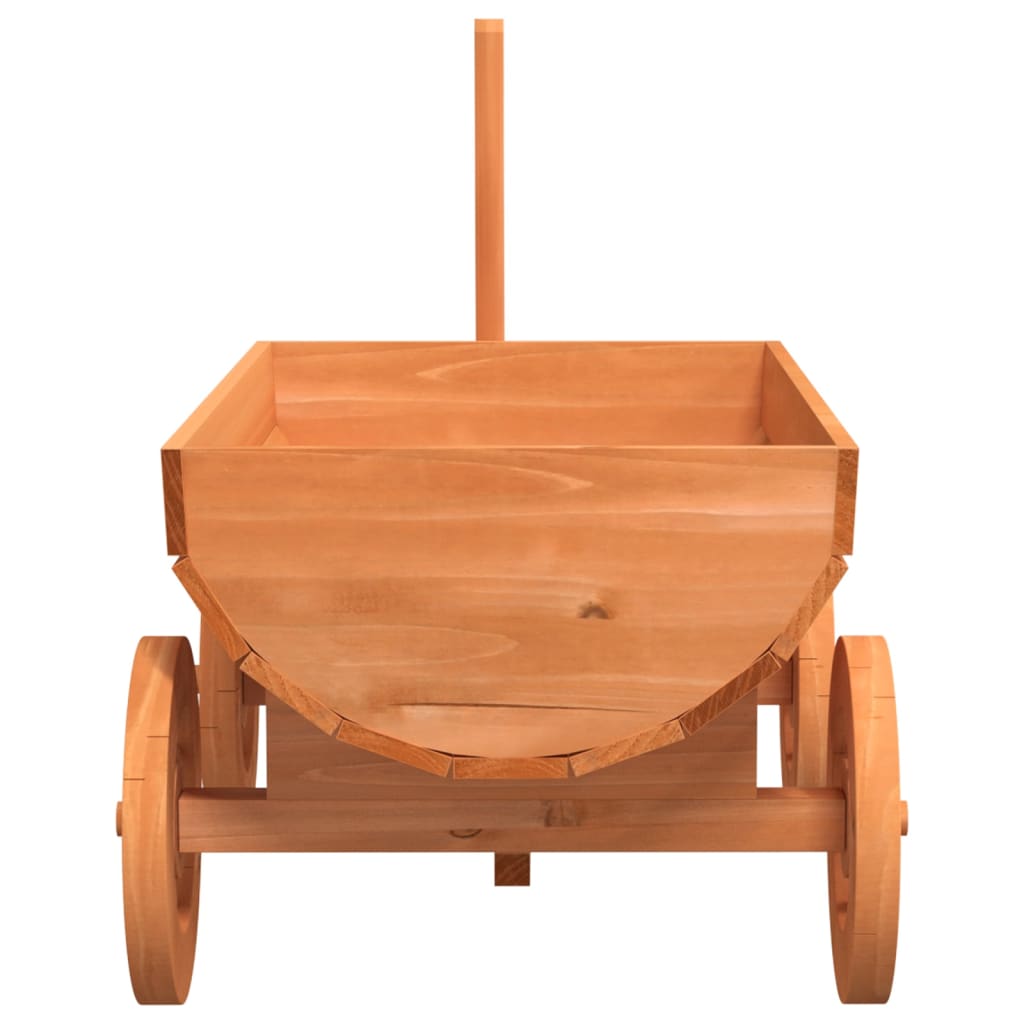 dekorativ vogn 70x43x54 cm massivt fyrretræ