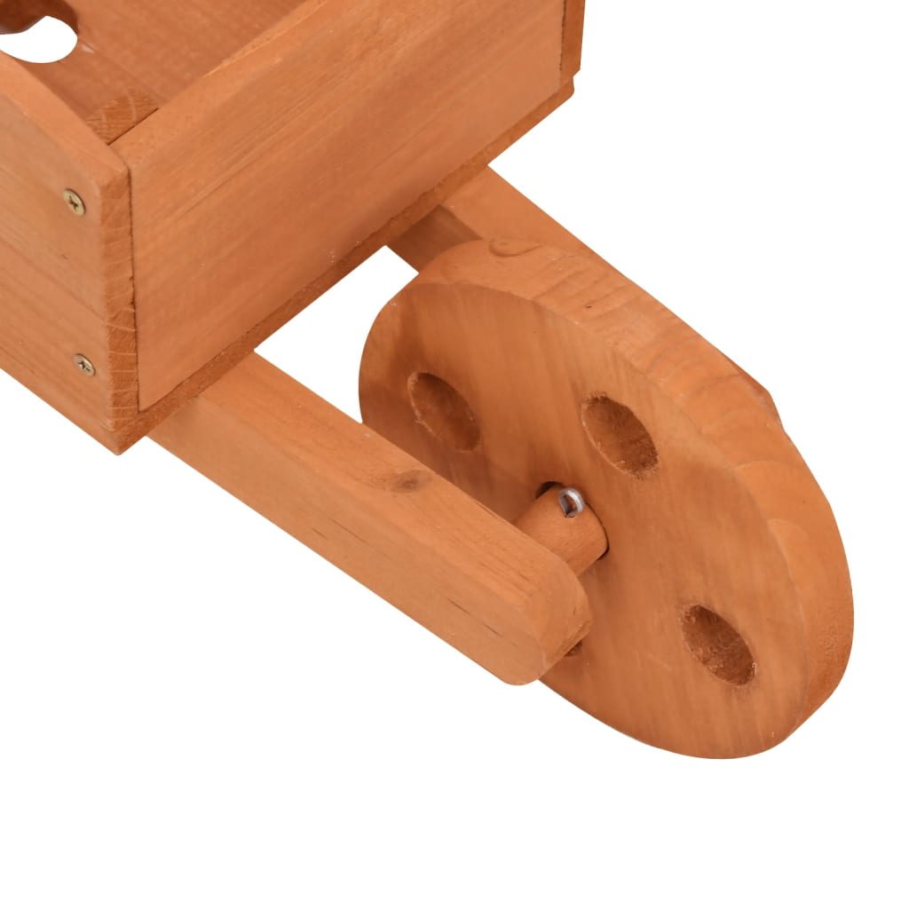 plantekasser 2 stk. trillebørsdesign 47x15x19 cm massivt fyr