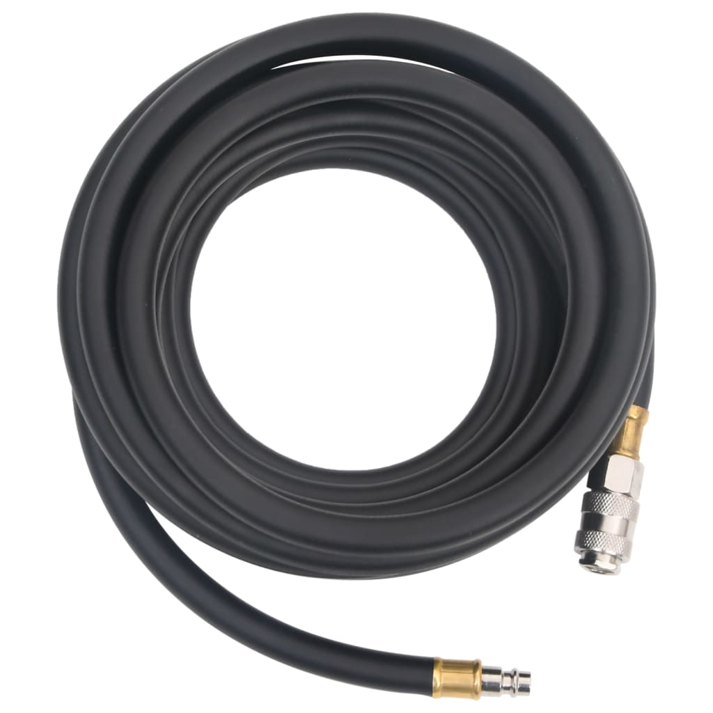 hybrid luftslange 0,6" 2 m gummi og PVC sort