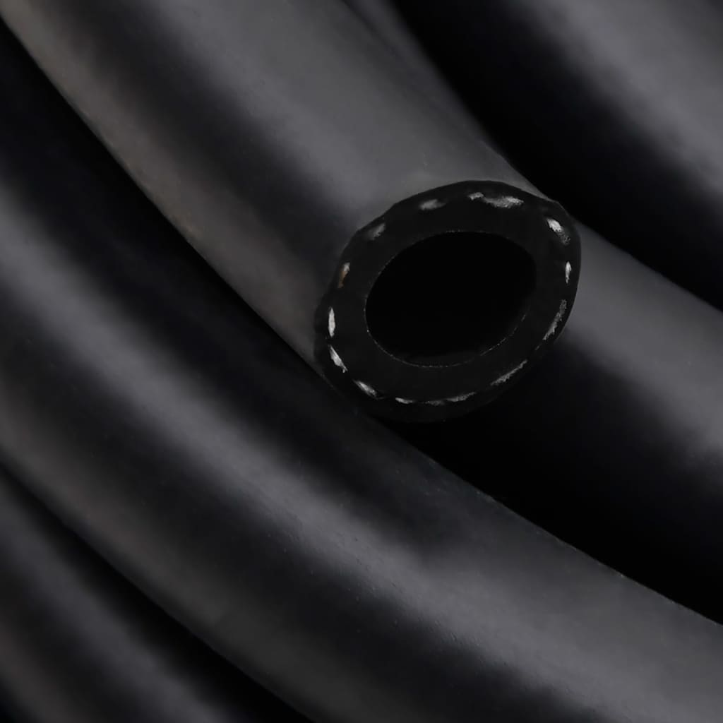 hybrid luftslange 0,6" 10 m gummi og PVC sort