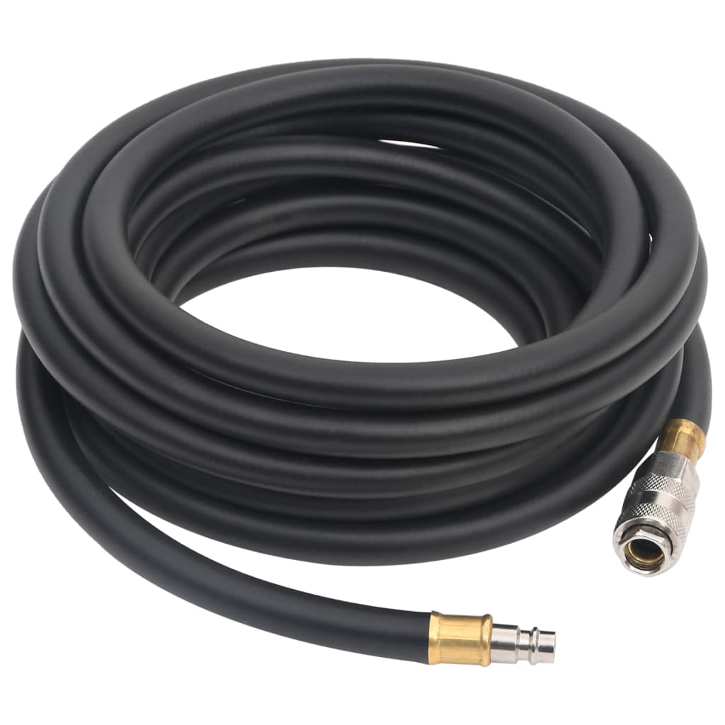 hybrid luftslange 0,6" 10 m gummi og PVC sort