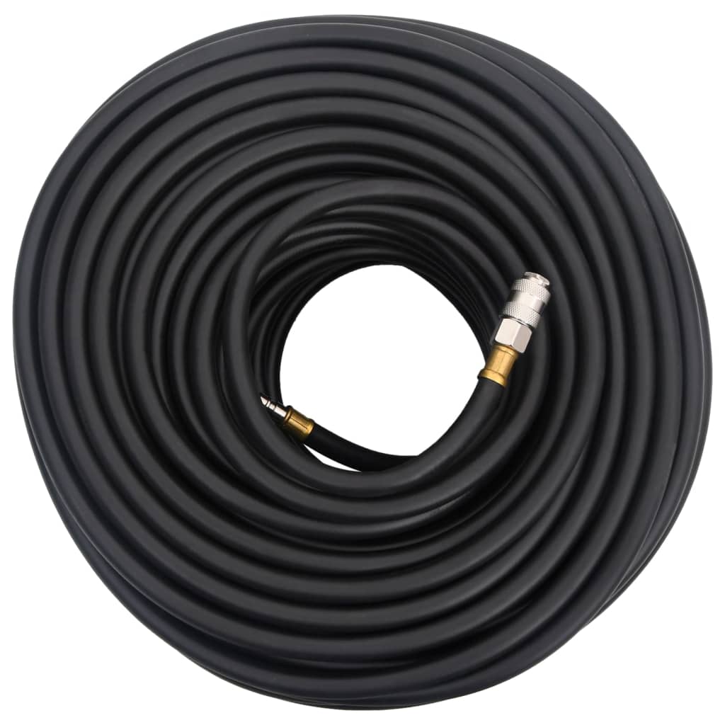 hybrid luftslange 0,6" 20 m gummi og PVC sort