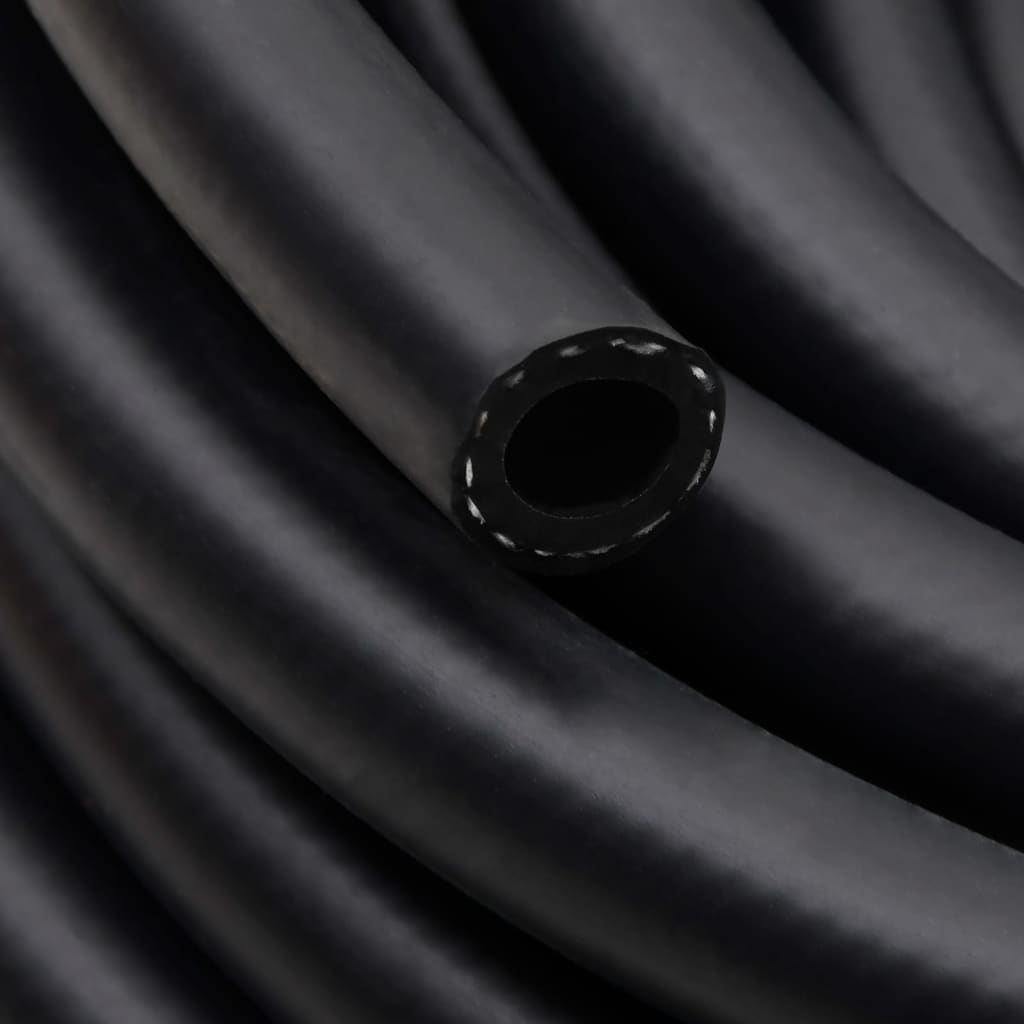 hybrid luftslange 0,6" 50 m gummi og PVC sort