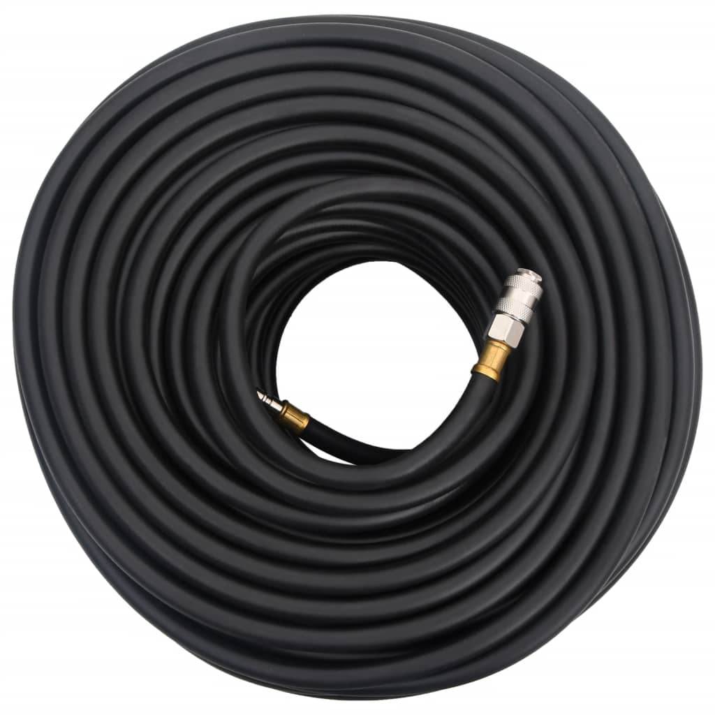 hybrid luftslange 0,6" 100 m gummi og PVC sort