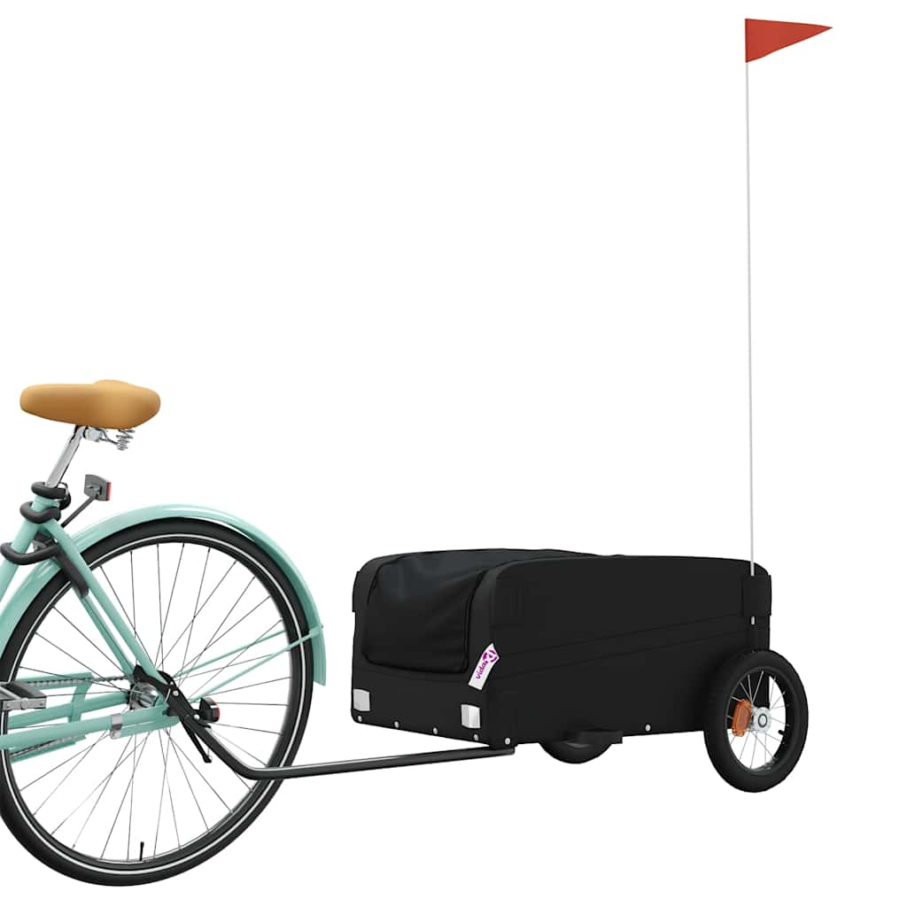 cykelanhænger 30 kg jern sort