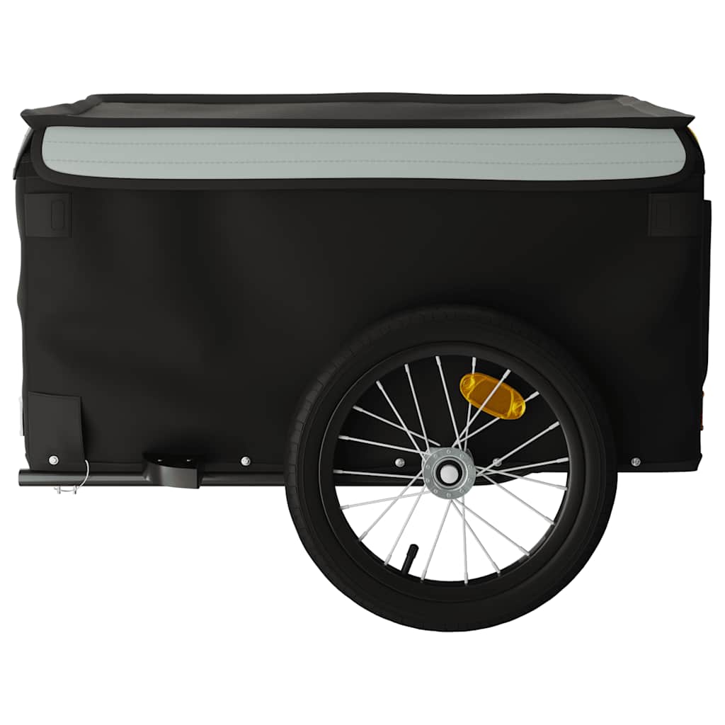cykelanhænger 45 kg jern sort og grå