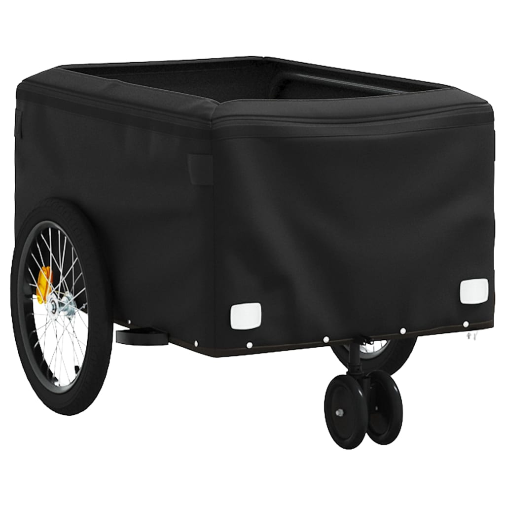 cykelanhænger 30 kg jern sort og blå