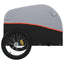 cykelanhænger 30 kg jern sort og orange