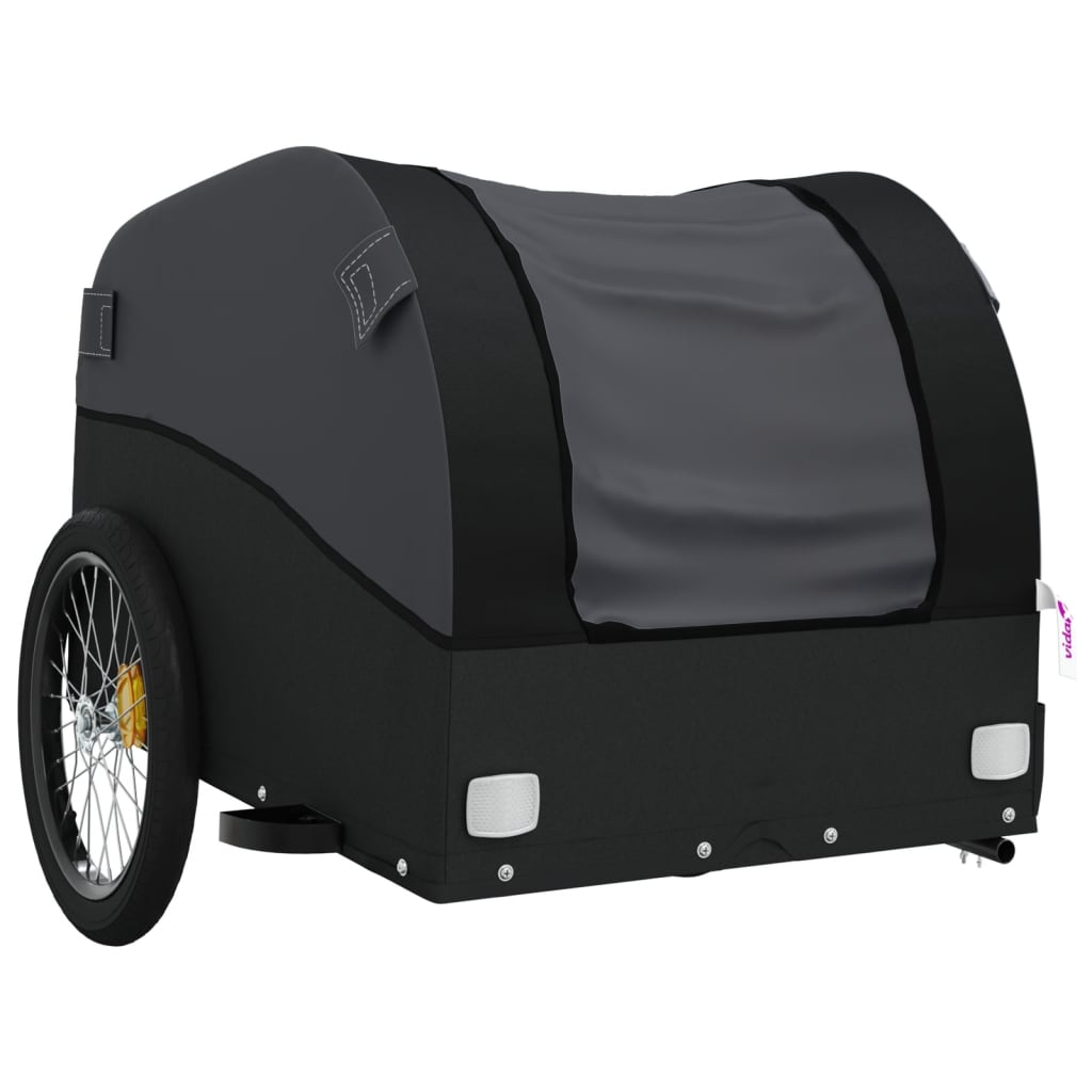 cykelanhænger 30 kg jern sort