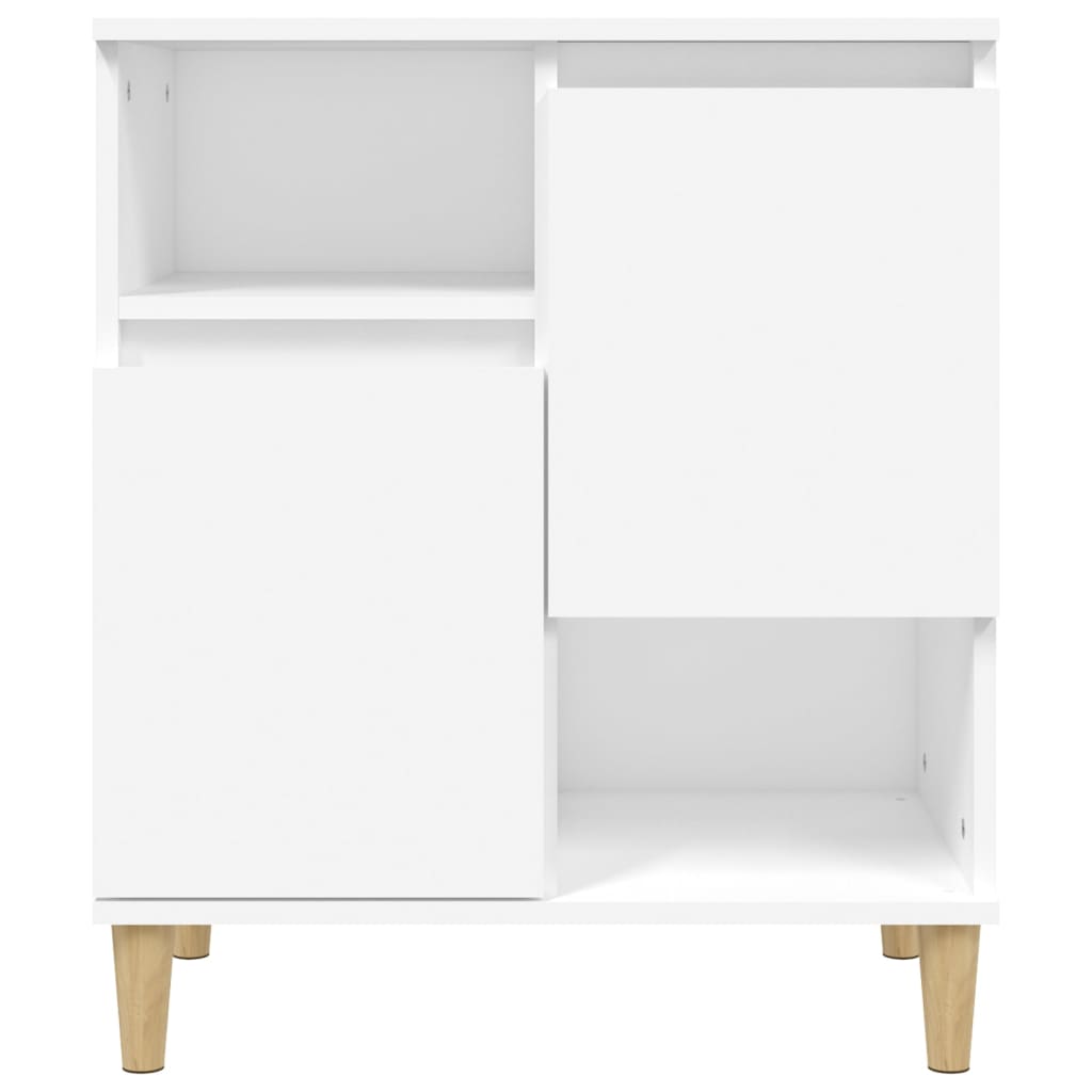 skænke 2 stk. 60x35x70 cm konstrueret træ hvid