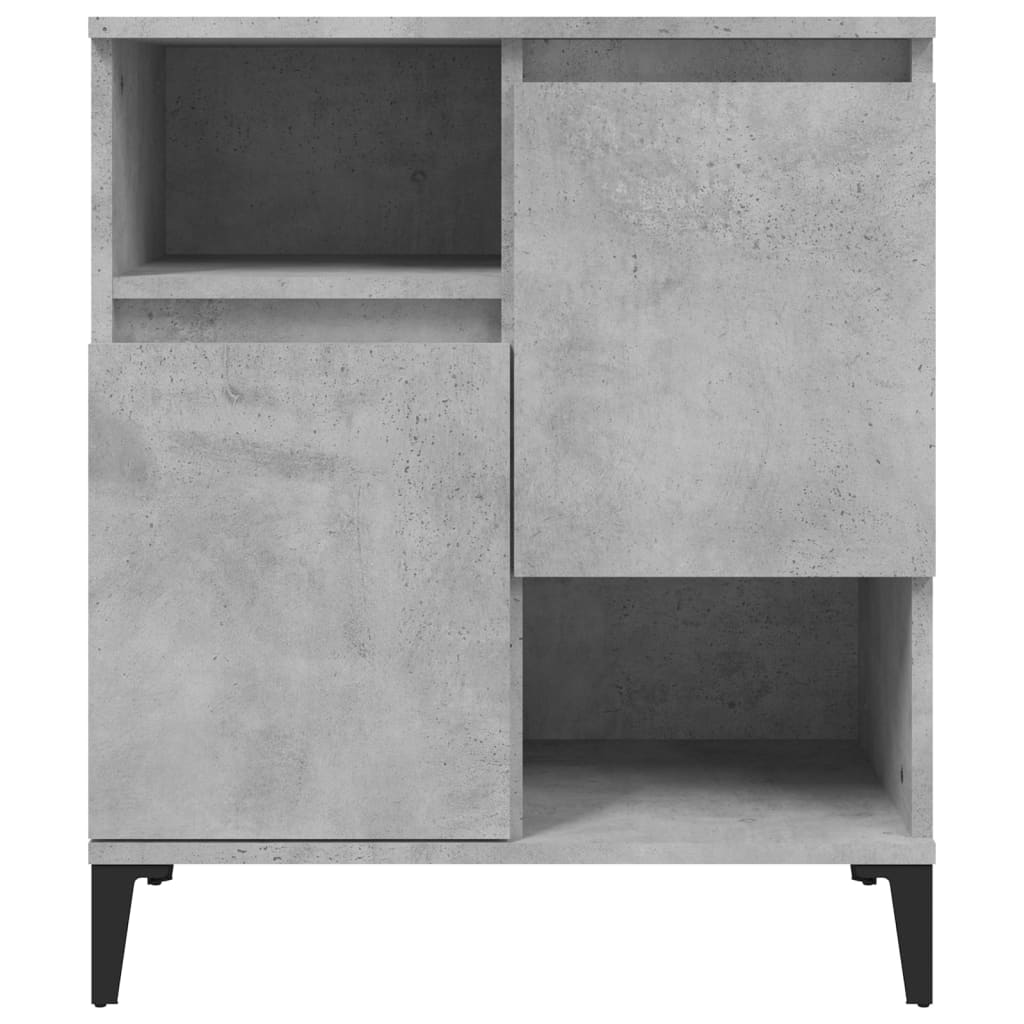 skænke 2 stk. 60x35x70 cm konstrueret træ betongrå