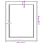 bordplade til badeværelse 40x50x(2-4) cm massivt træ ubehandlet