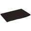 bordplade til badeværelse 60x40x(2-4) cm massivt træ mørkebrun