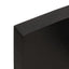 bordplade til badeværelse 60x50x(2-4) cm massivt træ mørkebrun