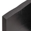 bordplade til badeværelse 140x50x(2-4) cm massivt træ mørkebrun