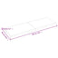 bordplade til badeværelse 180x60x(2-6) cm massivt træ mørkebrun