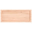 bordplade 100x40x(2-6) cm ubehandlet massivt egetræ