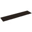 bordplade 220x50x(2-4) cm behandlet massivt egetræ mørkebrun