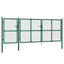 havelåge i net grøn 400x125 cm galvaniseret stål