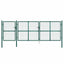 havelåge i net grøn 400x125 cm galvaniseret stål