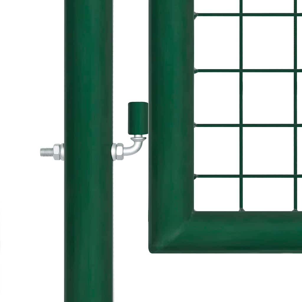 havelåge i net grøn 500x125 cm galvaniseret stål