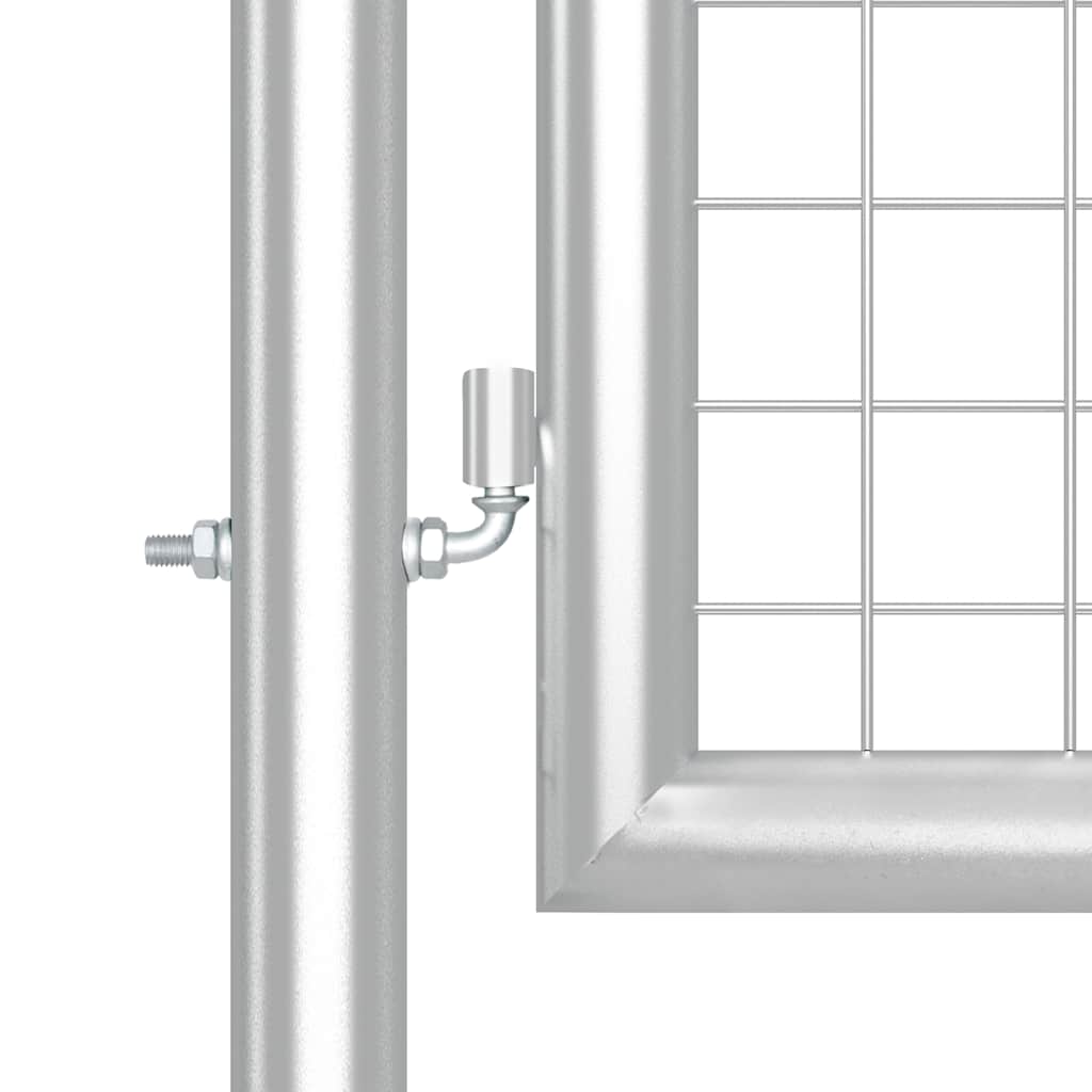 havelåge i net sølv 400x125 cm galvaniseret stål
