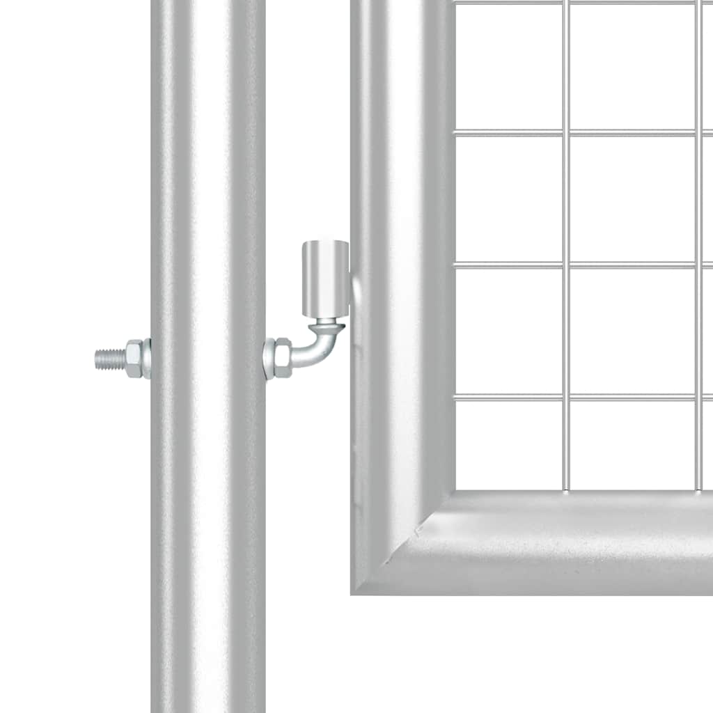 havelåge i net sølv 500x125 cm galvaniseret stål