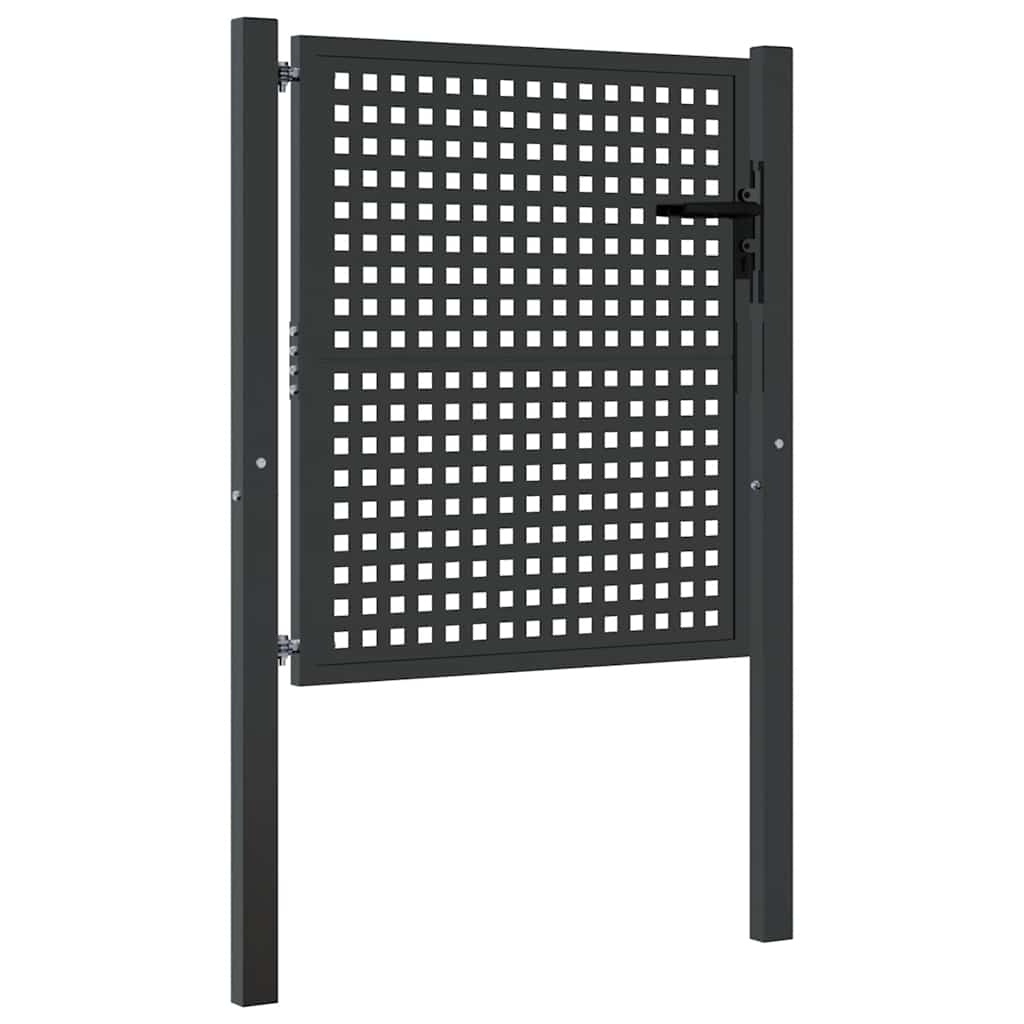 havelåge antracitgrå 100x100 cm stål