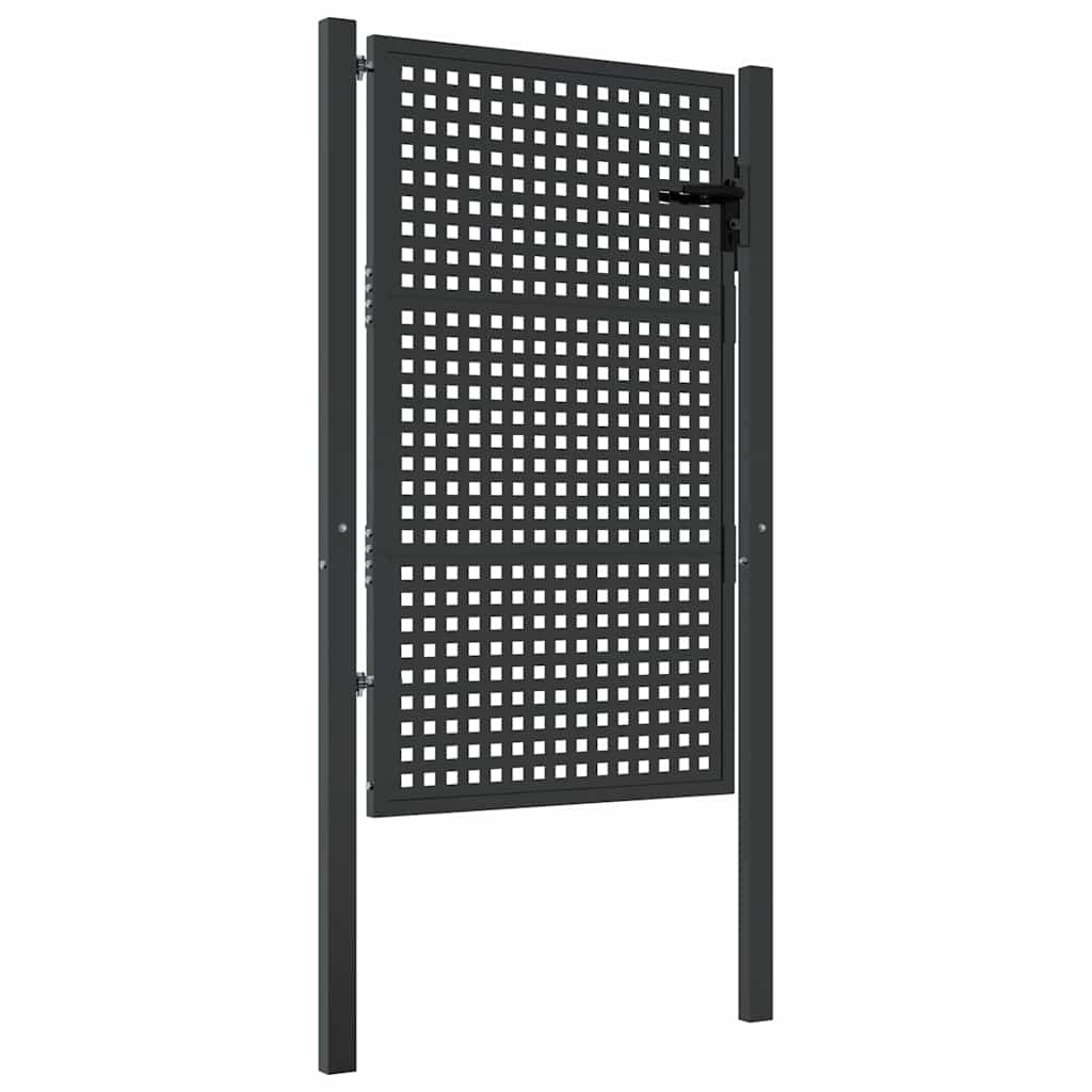 havelåge antracitgrå 100x125 cm stål